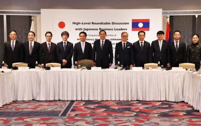 PM meets Japan business leaders, encourages investment in Laos