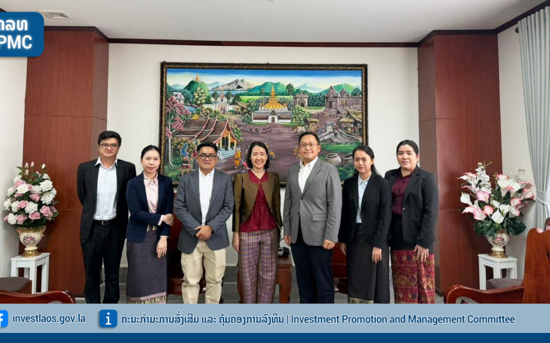 ທ່ານ ຫົວໜ້າຫ້ອງການ ໄດ້ໃຫ້ການຕ້ອນຮັບການເຂົ້າຢ້ຽມຢາມຂອງ ຕາງໜ້າ UNIDO