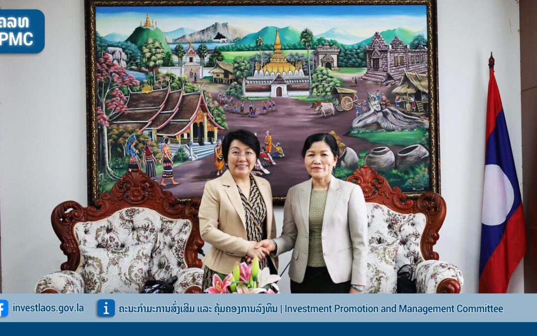 ທ່ານຮອງລັດຖະມົນຕີ, ຮອງປະທານ ຄລທ, ຜູ້ປະຈໍາການ ພ້ອມດ້ວຍ ພະເເນກກ່ຽວຂ້ອງ ຕ້ອນຮັບ ທ່ານ ເອກອັກຄະລັດຖະທູດວິສາມັນຜູ້ມີອຳນາດເຕັມ ແຫ່ງ ສປ ຈີນ ປະຈໍາ ສປປ ລາວ