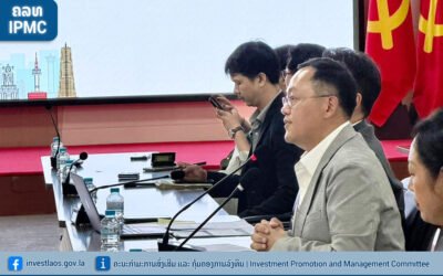 IPO welcomed Mr Jiun Jeong, Deputy Director General of KOTRA Vientiane, and representatives from the Korean private sector to improve investment opportunities between the two nations.